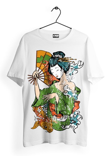 Shirt maglietta geisha - t-shirt,