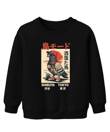 Felpa maglione bird mode - felpa,