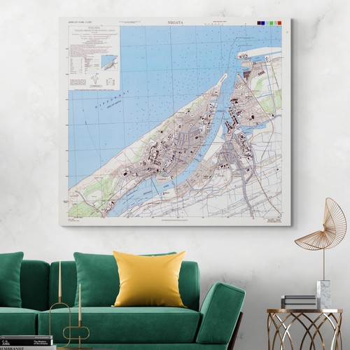 1945 mappa niigata - di,